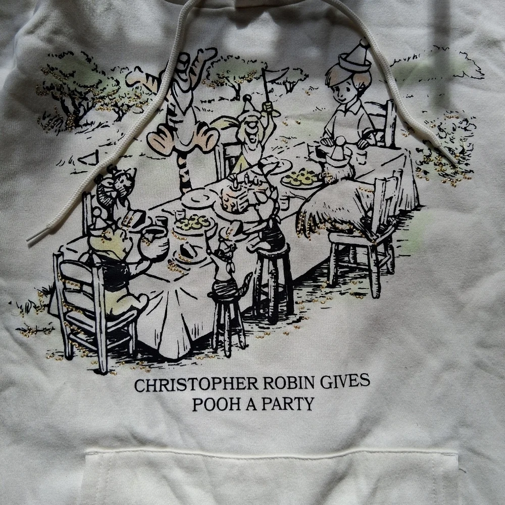 Disney Winnie the Pooh Cream Hoodie - Picture 2 of 4